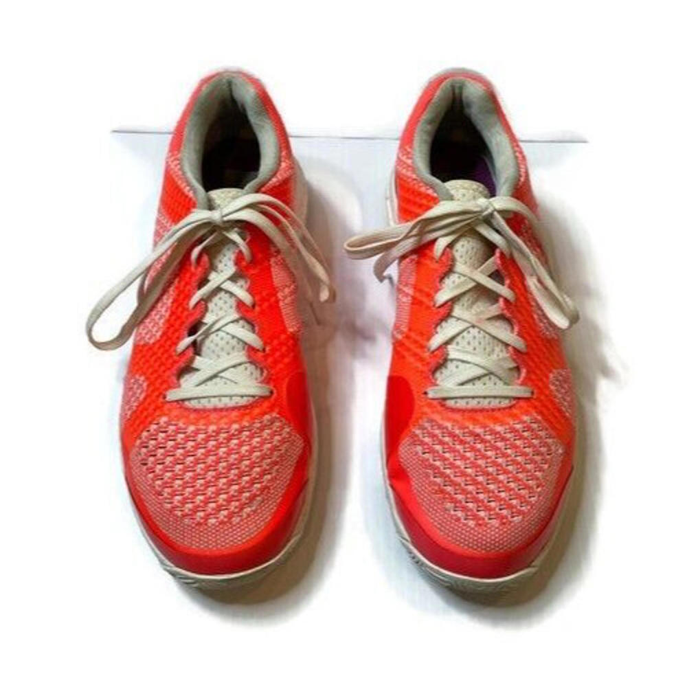 Adidas Womens SMC Barricade Boost 2016 Tennis Sneakers Coral Orange Size 11 - Picture 3 of 9